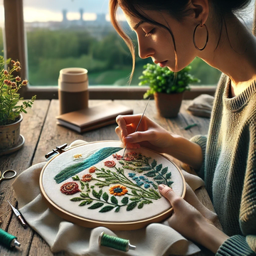 The Therapeutic Benefits of Embroidery: Mindfulness Through Stitching