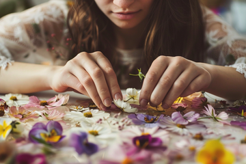 Healing with Nature: The Therapeutic Benefits of Working with Pressed Flowers