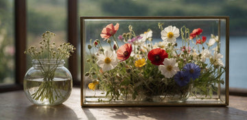 Meditative Journals: Pressed-Floral Memory Keepers