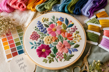 What Your Favourite Colours Say About Your Embroidery Style