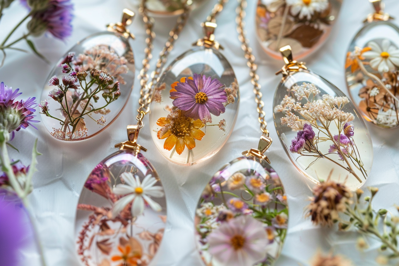 DIY Pressed Flower Jewelry From Pendants to Earrings