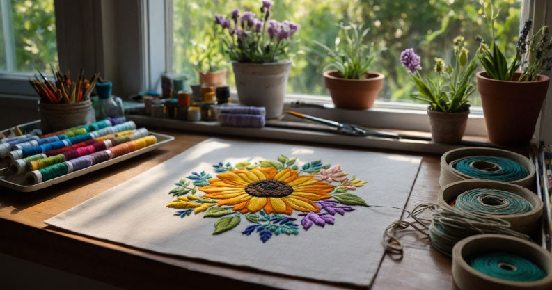 Seasonal Stitching: Embroidery Ideas Inspired by Spring, Summer, Autumn, and Winter